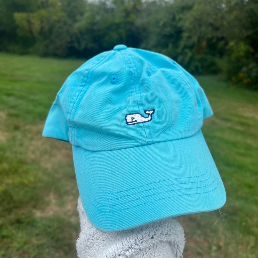 Vineyard vines classic aqua blue hat